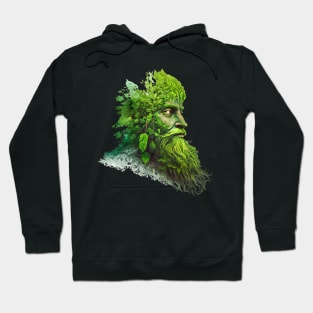 Bearded Ent - Green Forest - Fantasy Hoodie